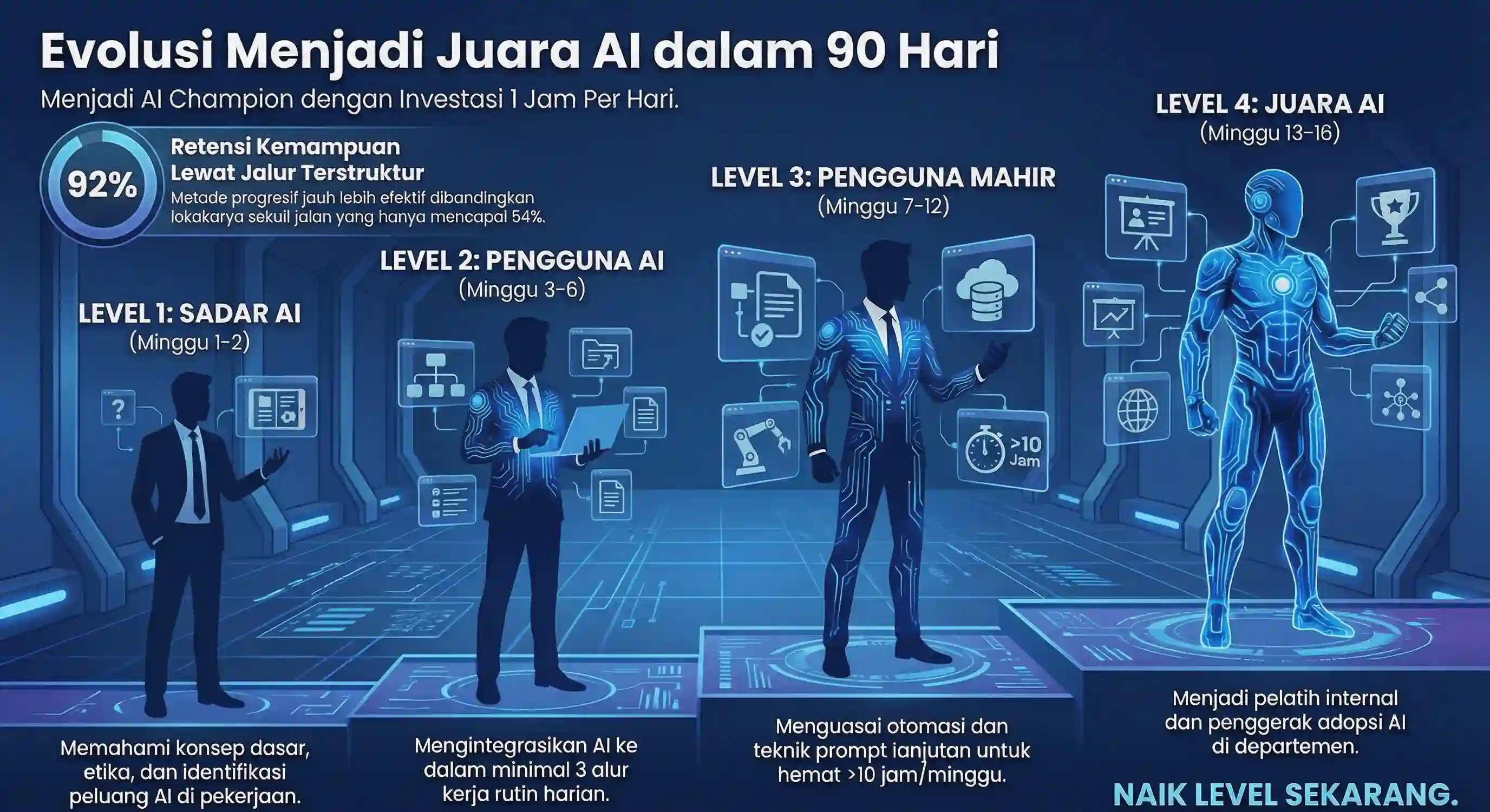 Kurikulum Pelatihan AI: Pemula hingga Juara AI 90 Hari